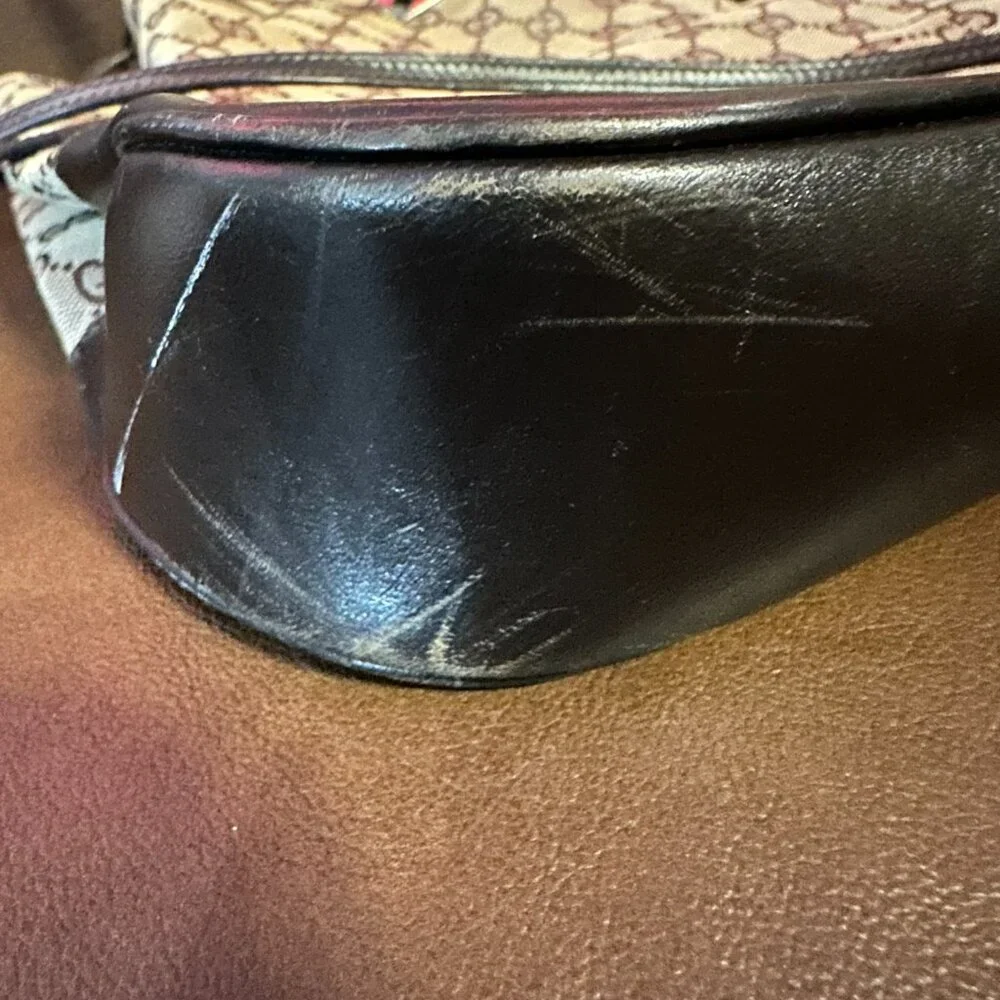 Gucci GG Pattern Rucksack Drawstring Backpack - Picture 14 of 16